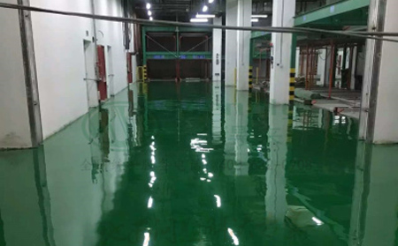 11月通渭通渭环氧地坪施工高峰来袭，梦得来化工多项目同步推进保交付